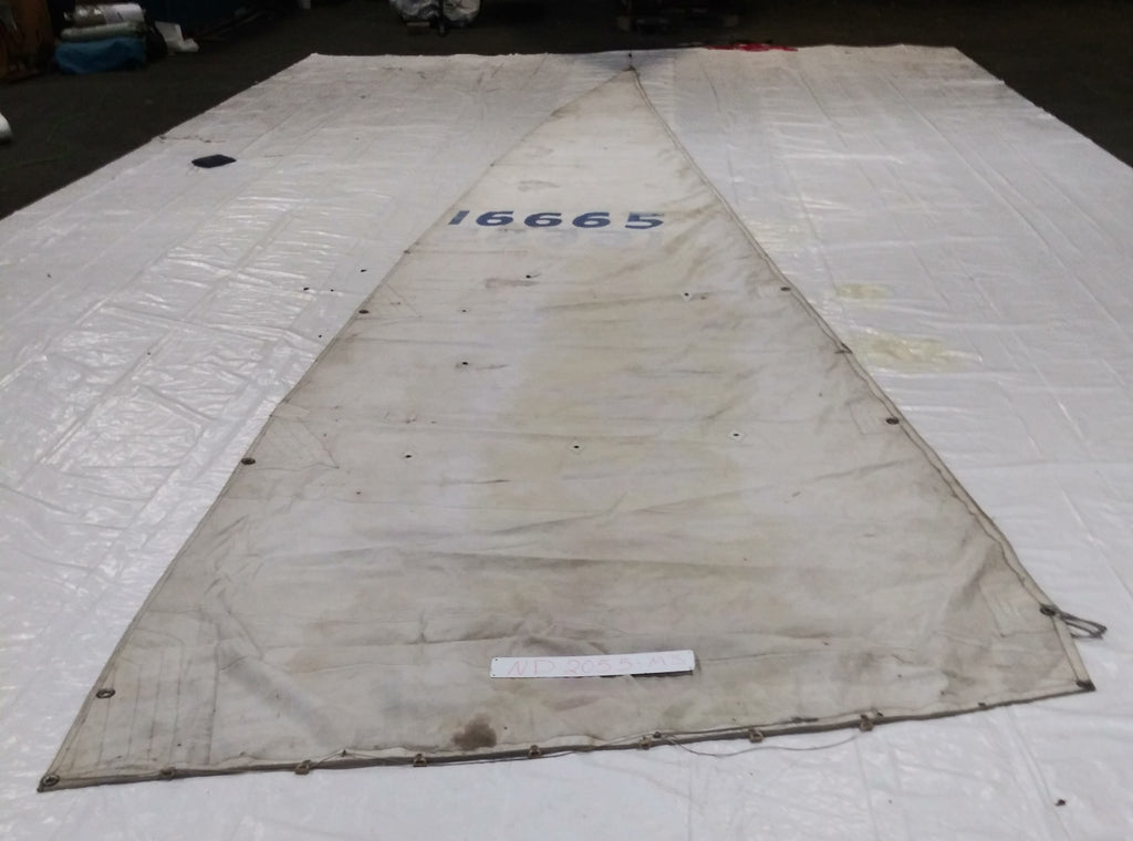 Dacron Main Sail in Poor Condition 39.5' Luff