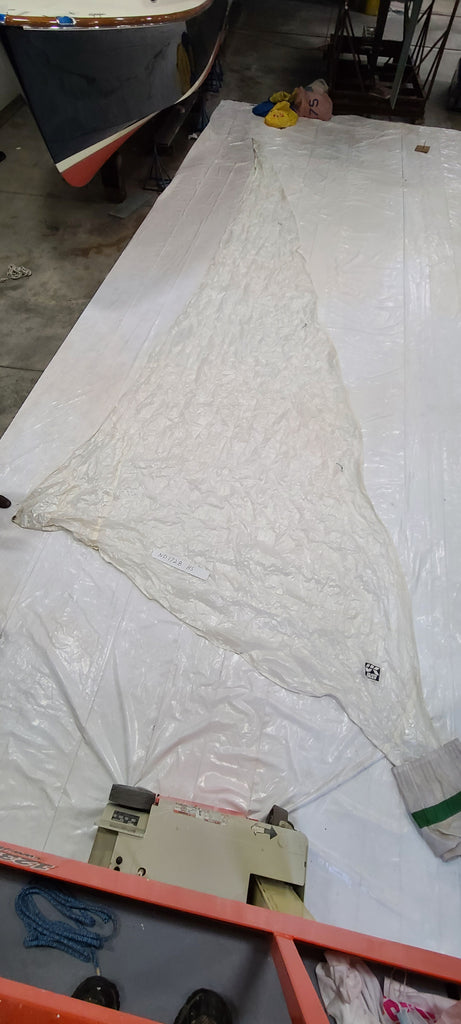 Mylar Staysail by UK Sailmakers for Peterson 34 in Good Condition 43.6' Luff