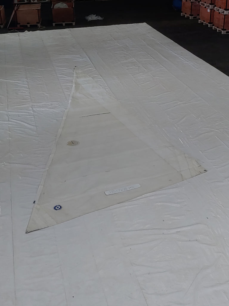 Dacron Furling Head Sail by Neil Pryde in Fair Condition 25.5' Luff