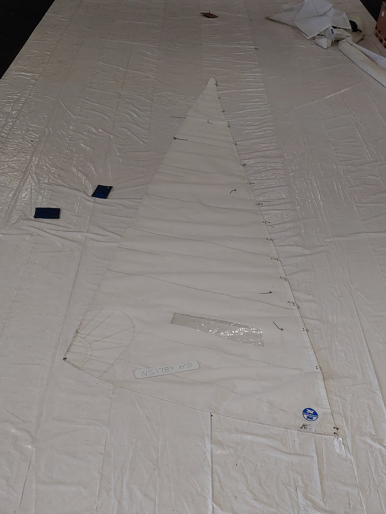 Dacron Head Sail by North Sails for Etchells 22 in Excellent Condition 25.5' Luff