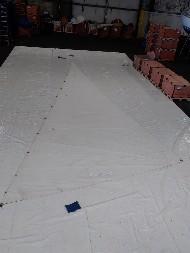Dacron Head Sail in Good Condition 37.6' Luff