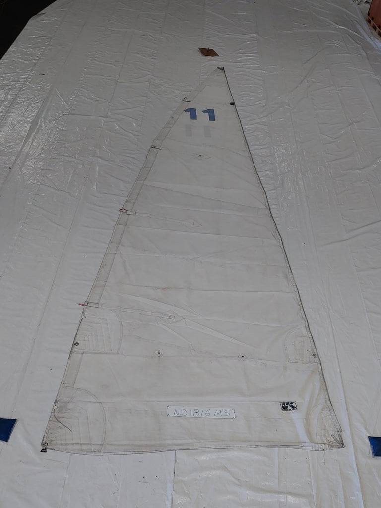 Dacron Main Sail by UK Sailmakers in Fair Condition 24.5' Luff
