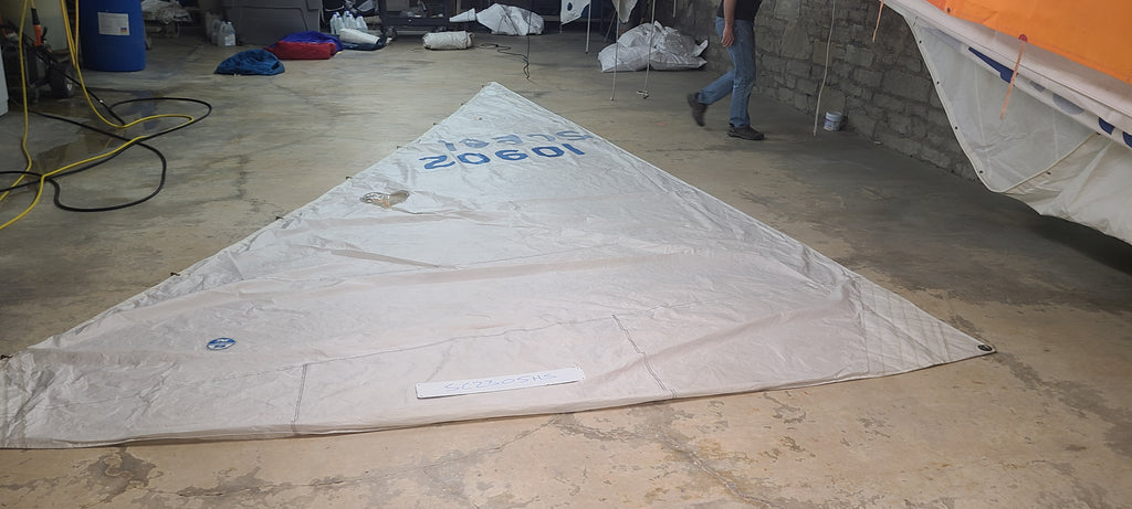 Dacron Headsail by North in Good Condition 23.5' Luff