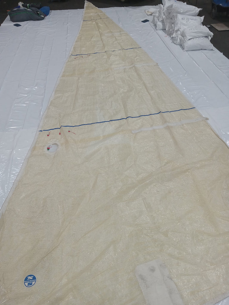 Kevlar Headsail by North Sails in Good Condition 48.5' Luff