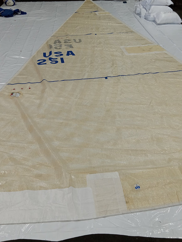 Headsail for Beneteau 36.7 by North in Fair Condition 45' Luff