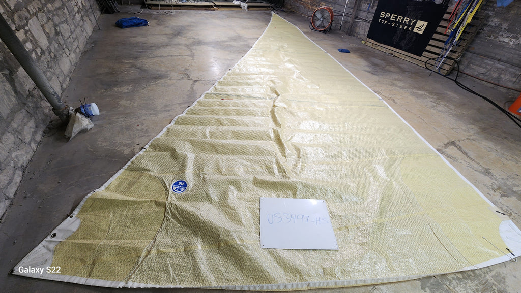 Laminate Head Sail by North for T-10 by in Excellent Condition 34.2' Luff