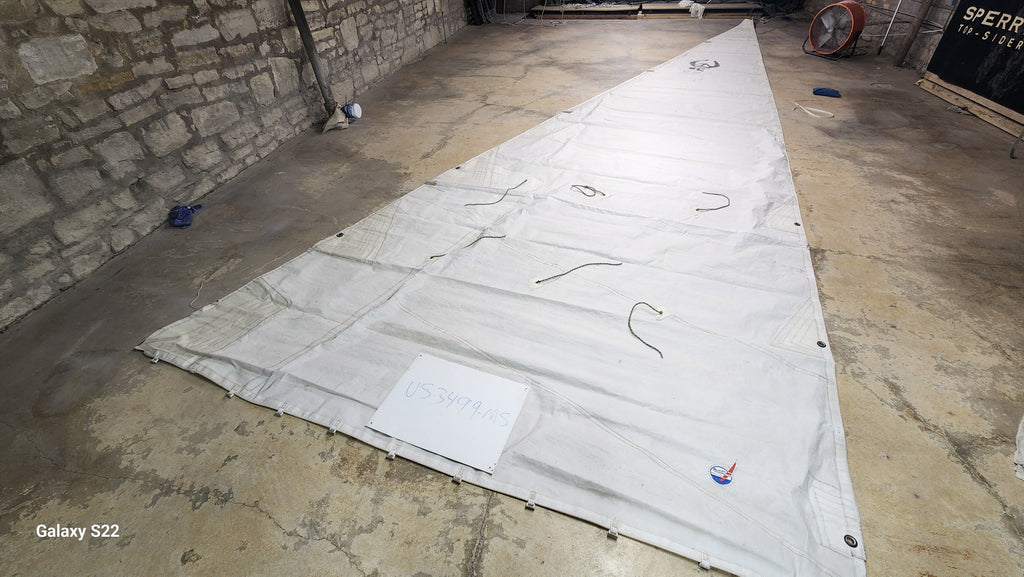 Dacron Main Sail for Ericson 28 in Good Condition 35' Luff