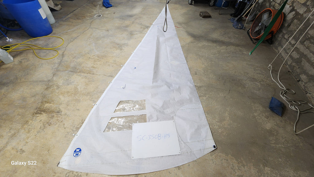 Dacron Headsail for Yngling by North in Excellent Condition 18.4' Luff