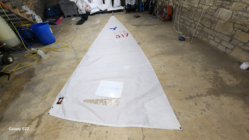 Dacron Main Sail by Melges Sobstad for Yngling in Good Condition 21.7' Luff