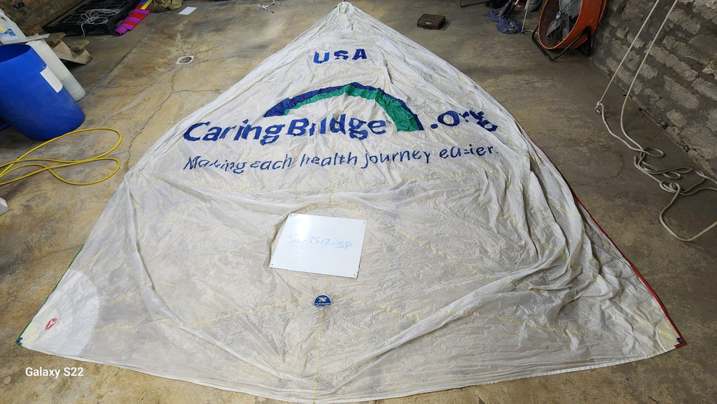 Symmetrical Spinnaker for  Yngling by North in Good Condition 18.6' SLU