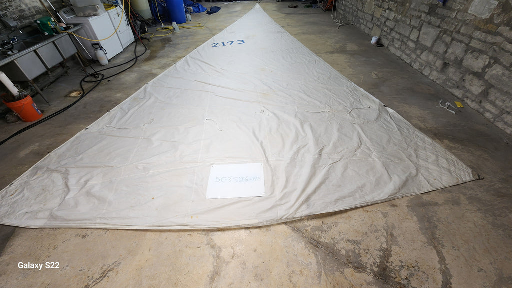 Dacron Headsail in Fair Condition 36.4' Luff