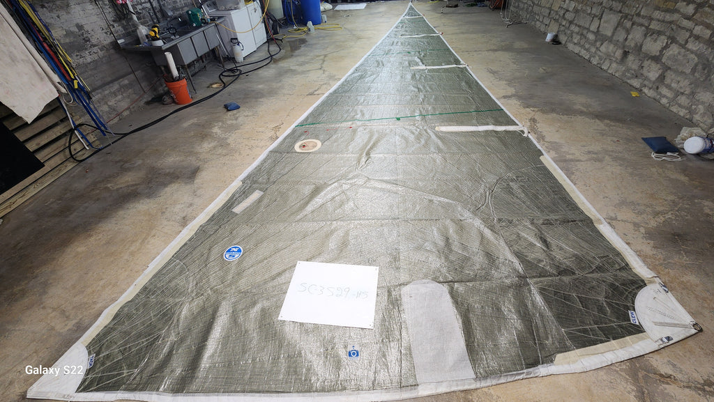 Jib for Mumm 36 by North Sails in Fair Condition 43.5' Luff