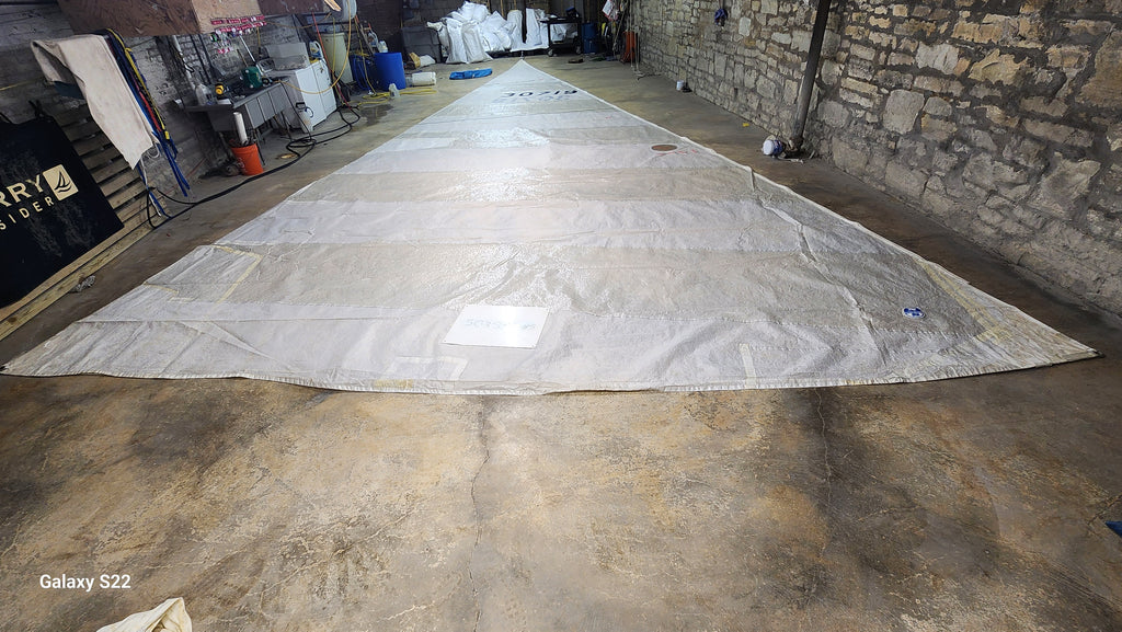 Light Air Jib for  Ericson 36 by North Sails in Fair Condition 47.5' Luff