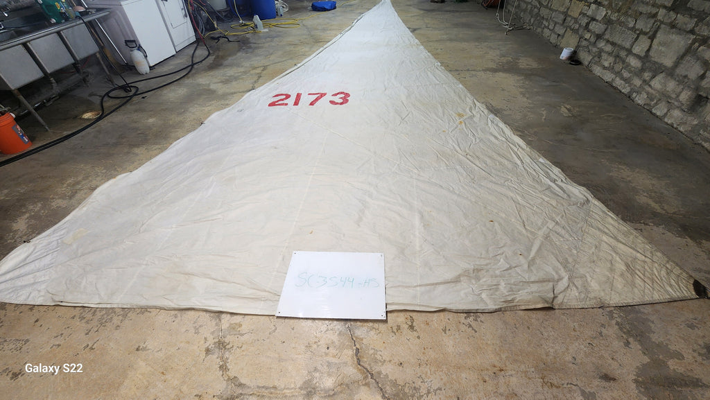 Dacron Head Sail in Good Condition 35.8' Luff