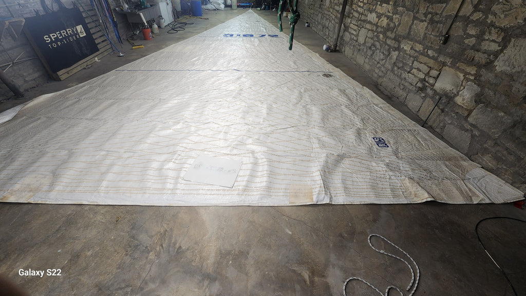 Furling Laminate Head Sail by UK Sailmakers in Good Condition 54.7' Luff