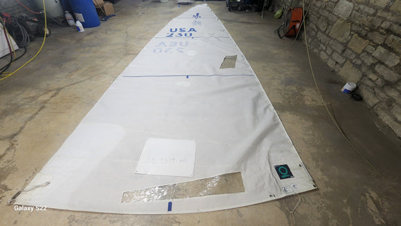 Dacron Mainsail by Quantum for J70 in Excellent Condition 25.5'  Luff