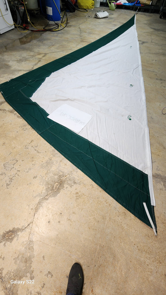 Dacron Roller Furling Head Sail in Good Condition 31.5' Luff
