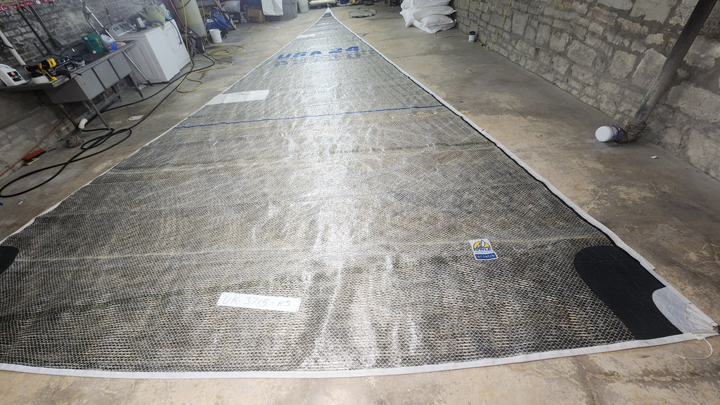 Carbon Headsail By Doyle in Good Condition 42.9' Luff