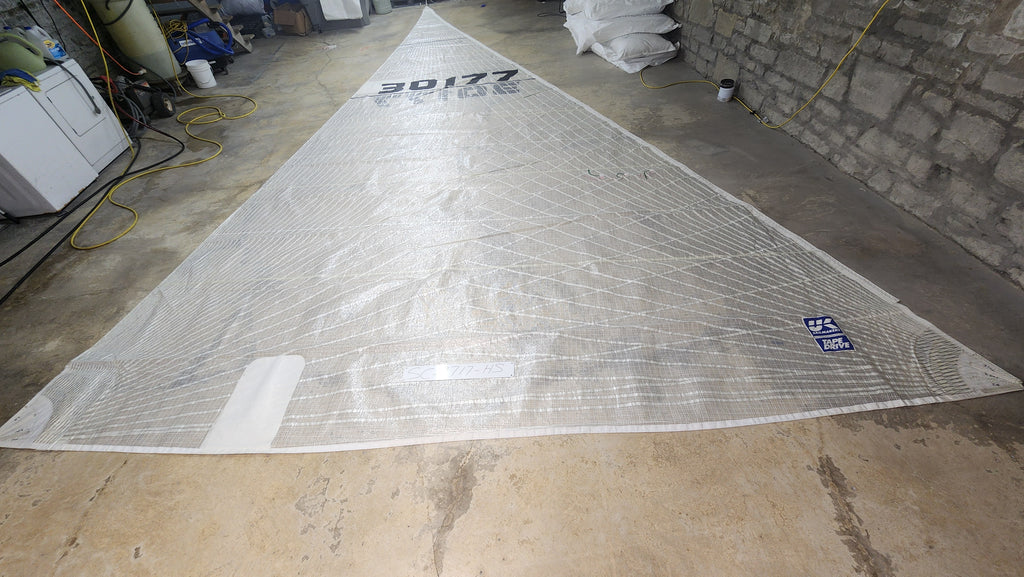 Tape  Drive Headsail for J-30 By UK Sailmakers in Very Good Condition 34' Luff