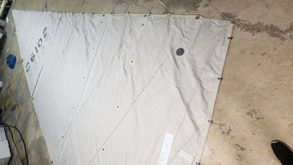 Dacron Main Sail for Ranger 33 by North Sails in Fair Condition 34' Luff