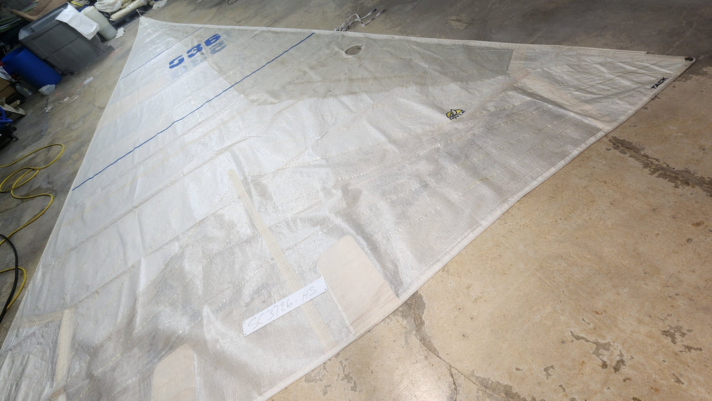 Laminate Head Sail by Doyle in Good Condition 34' Luff