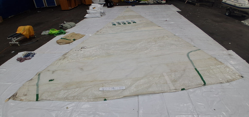 Mylar/Dacron Headsail by Horizon Sails in Poor Condition 42.4' Luff