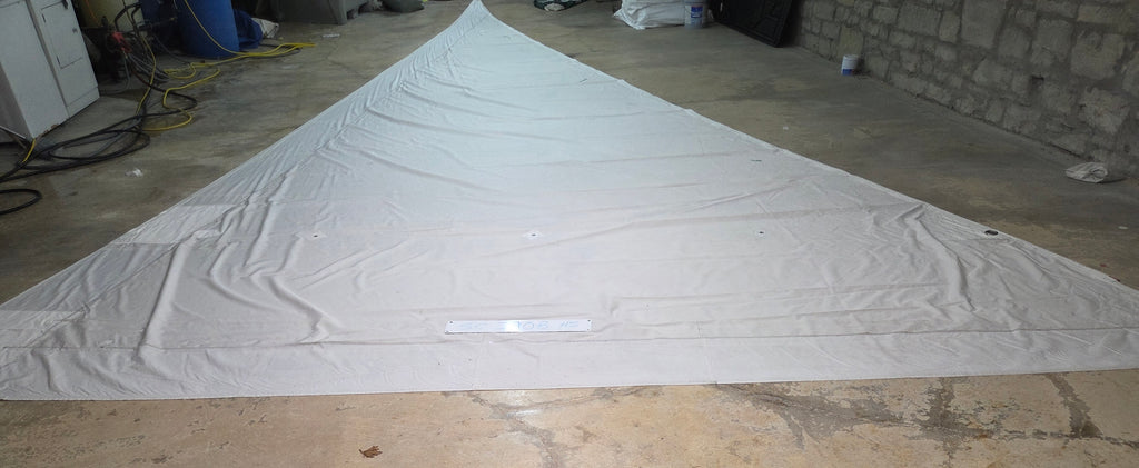 Dacron Roller Furling Head Sail by Sail Haze in Fair Condition 38.5' Luff