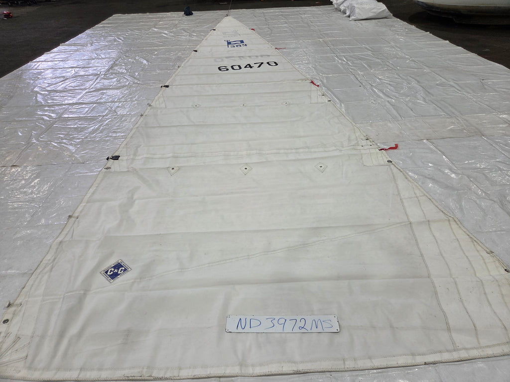 Dacron Main Sail for Pearson 303 by C&C Sailmakers in Good Condition 34' Luff