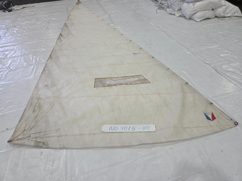 Dacron Head Sail by Melges Sails in Fair Condition 25.7' Luff
