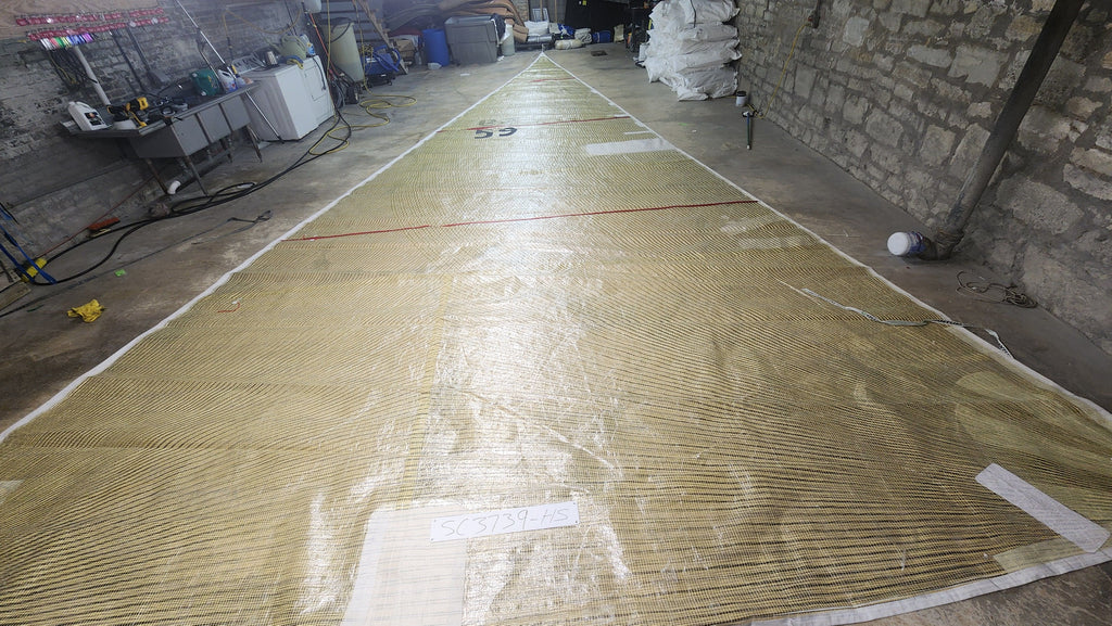 Kevlar Headsail by Doyle in Fair Condition 44.7' Luff