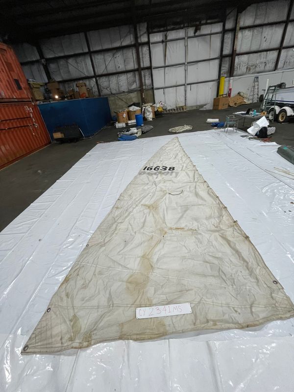 Dacron Main Sail by Vector in Fair Condition 27.3' Luff