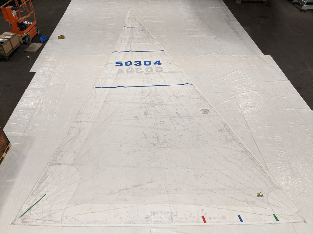 Dacron Furling Head Sail by Doyle in Fair Condition 45.9 Luff