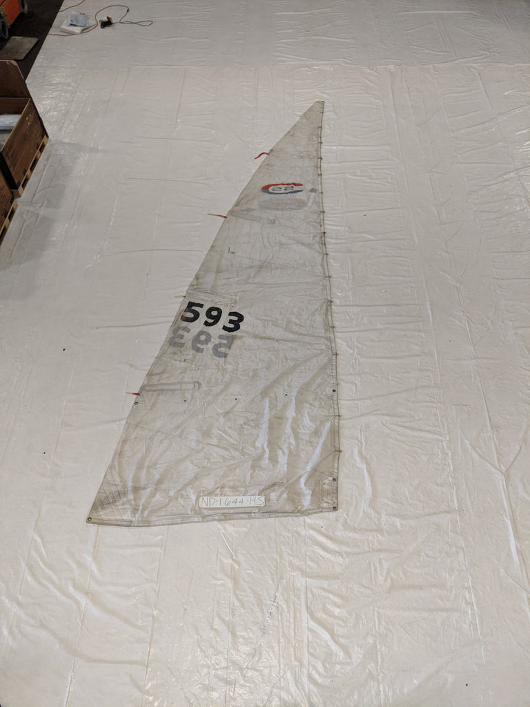 Dacron Mainsail by North Sails in Fair Condition 23.8' Luff