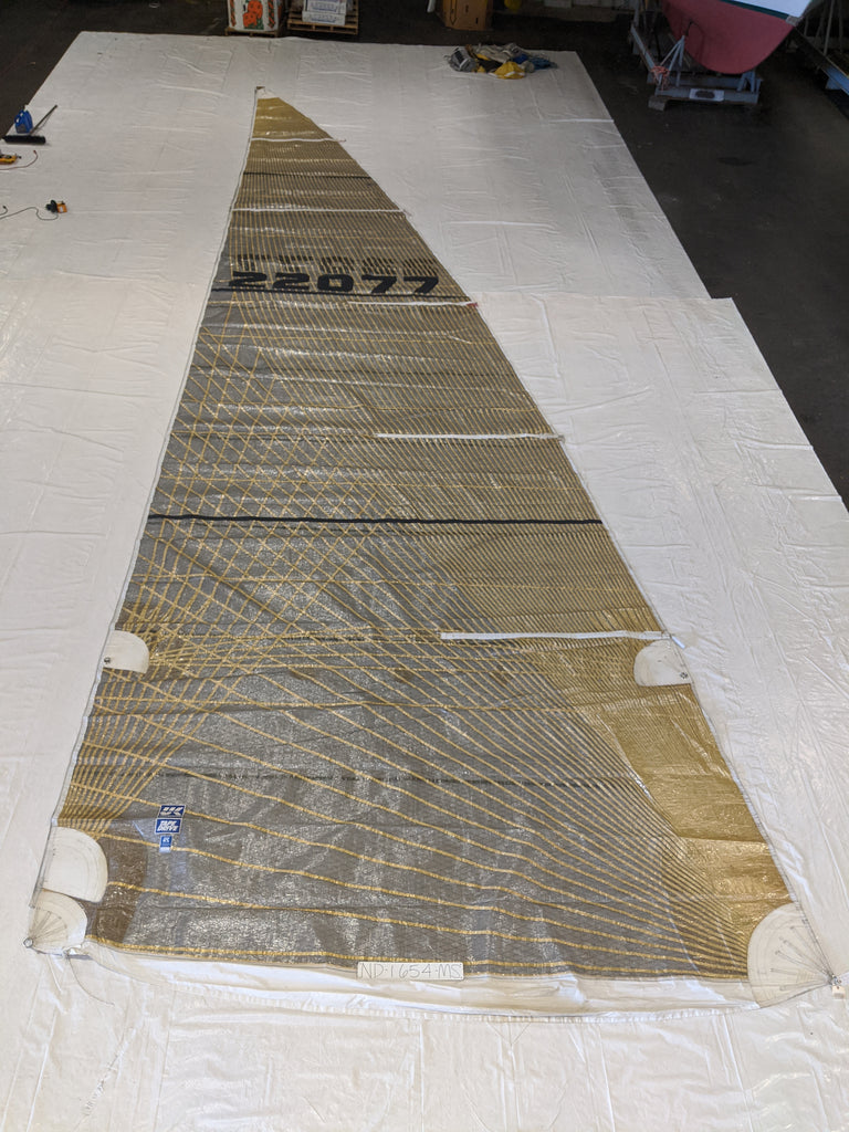 Kevlar Main Sail by UK in Good Condition Good 49.5' Luff