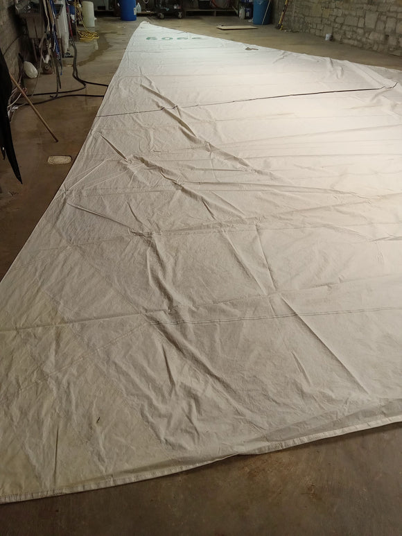 Dacron Headsail by North in Good Condition 52.9' Luff