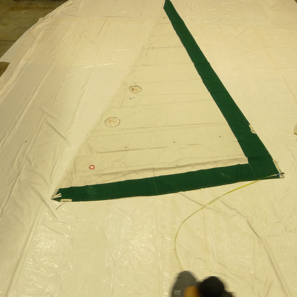 Dacron Furling Head Sail by Murphy Nye in Fair Condition 33.3' Luff