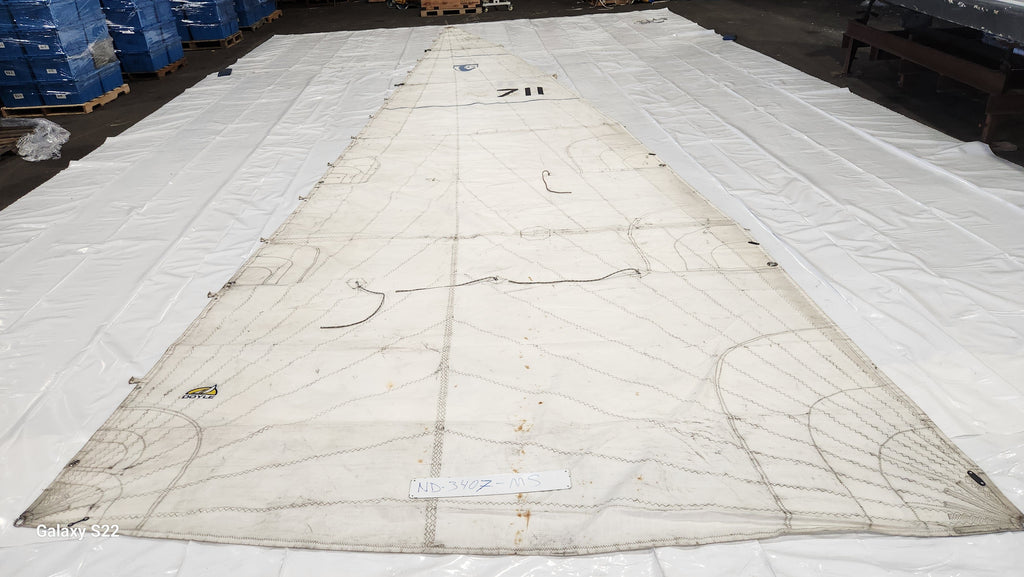 Dacron Main Sail for Tartan 37 by Doyle in Fair Condition 41' Luff