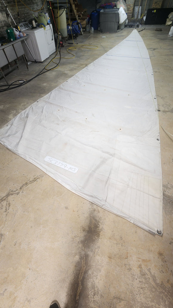 Dacron Main Sail by Bower in Good Condition  36.5' Luff