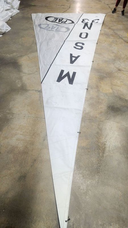 Dacron Headsail for Mason 33 by Odyssey in Excellent Condition 21' Luff