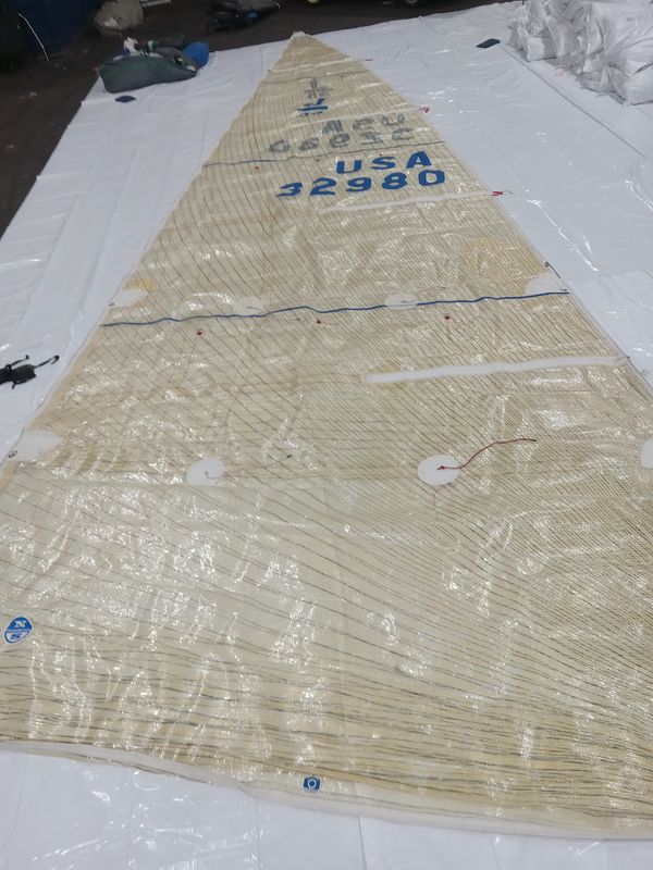Kevlar Main Sail for J 35 by North in Excellent Condition 40.4' Luff