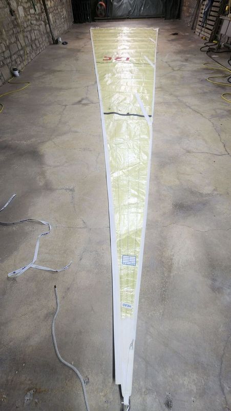 New Kevlar Headsail for Tartan 3300 by North 50.8' Luff