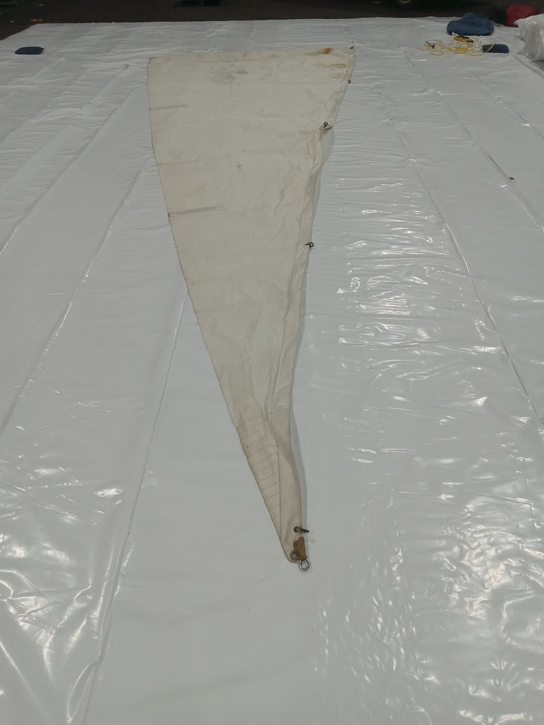 Dacron Headsail by Mike Joyce in Poor Condition 21.5' Luff