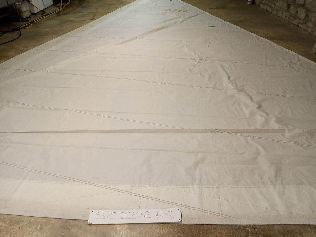 Dacron Headsail in Fair Condition 38.3' Luff