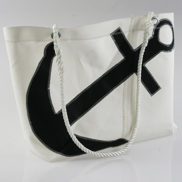 Large Heritage Black Anchor Carryall