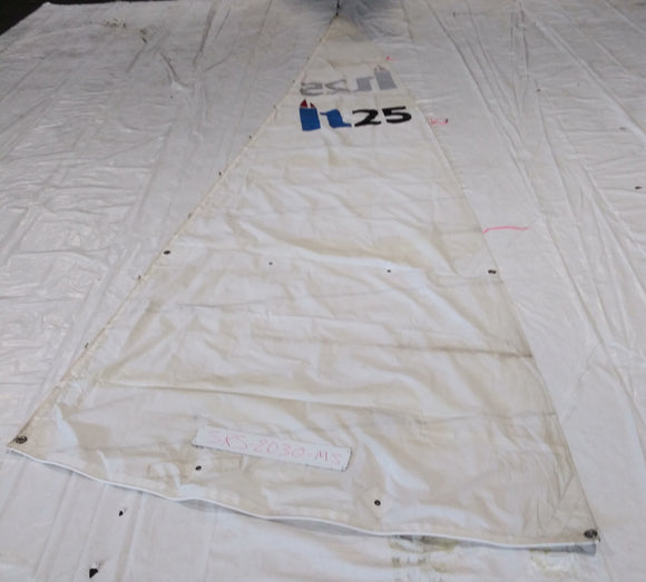Dacron Main Sail for Hunter 25 by North Sails in Good Condition 26.8' Luff