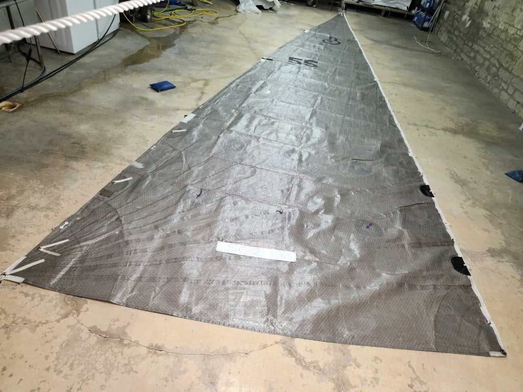 Mylar/Kevlar/Carbon Main Sail by Somerset Sails in Fair Condition 33' Luff
