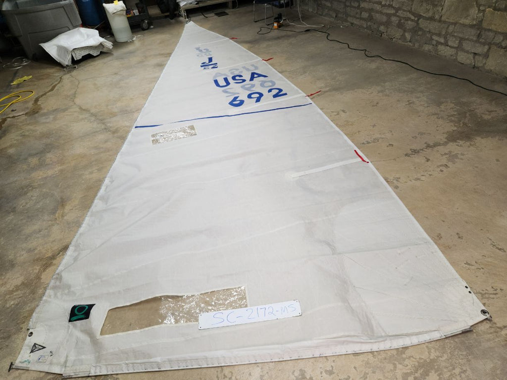 Dacron Main Sail for J-22 by Quantum Sails in Good Condition 25' Luff