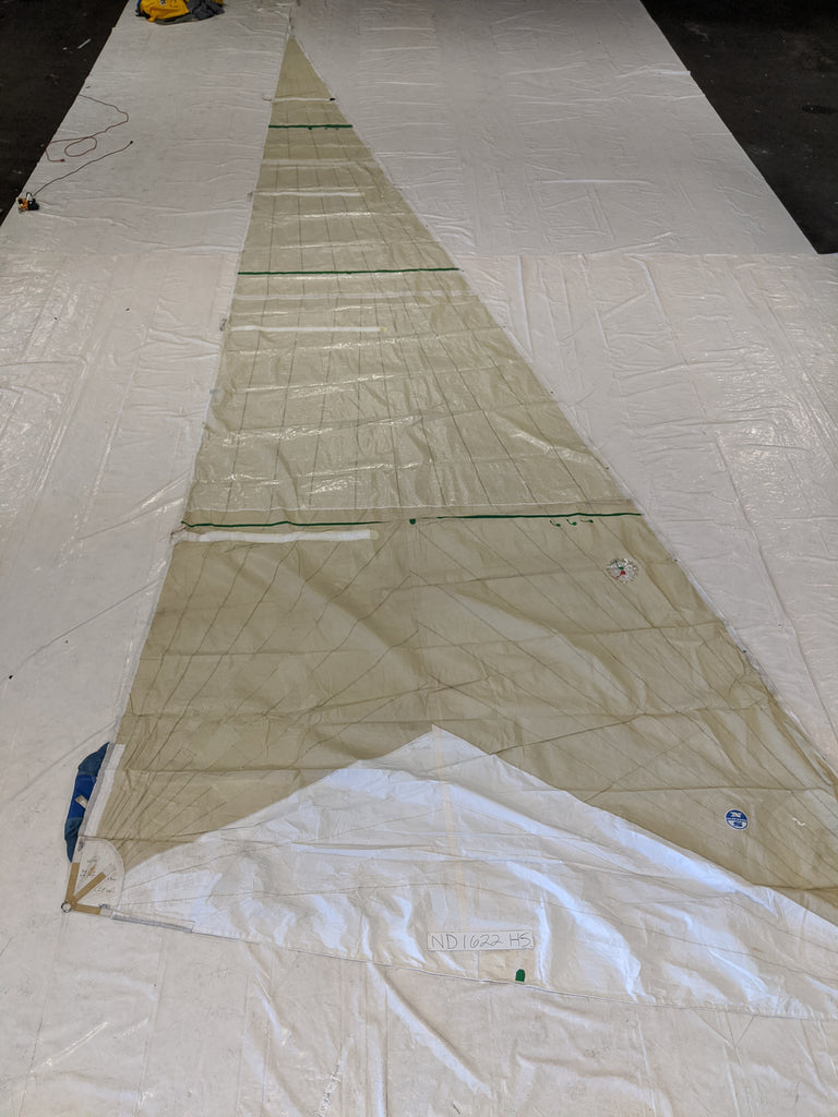 Kevlar Genoa by North Sails in Fair Condition 56.5' Luff