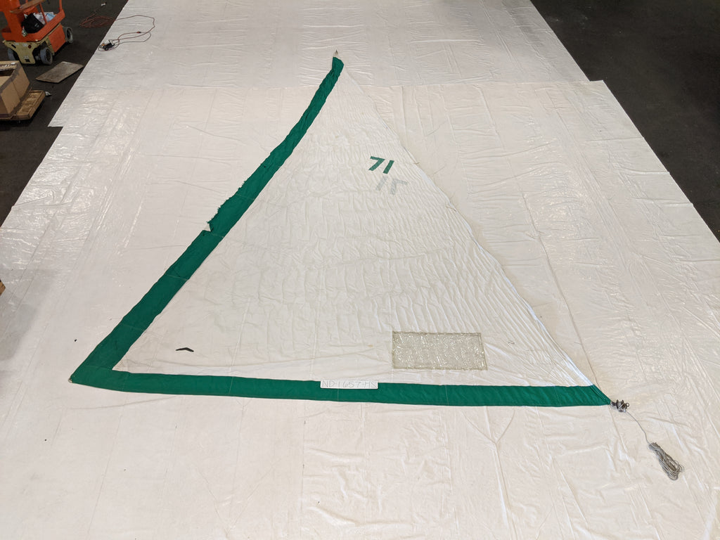 Furling Staysail with Bronze Furler by Rolly Tasker in Fair Condition 29.7' Luff